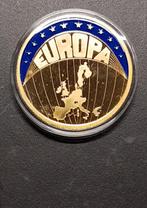 ECU Europa 1998 Goud geplateerd koper met certificaat., Postzegels en Munten, Ophalen of Verzenden, Overige waardes, Losse munt