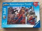 Marvel puzzel - Spiderman - 3x 49 stukjes, Kinderen en Baby's, Ophalen, Zo goed als nieuw
