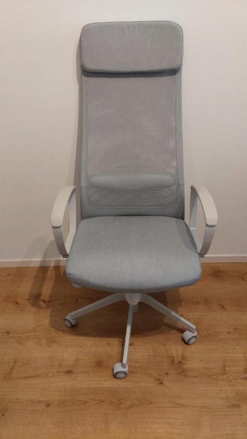 IKEA MARKUS bureaustoelen, Huis en Inrichting, Bureaustoelen, Zo goed als nieuw, Bureaustoel, Grijs, Ergonomisch, Ophalen