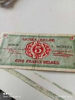 Billet de 5 Francs Belge 1946, Enlèvement ou Envoi