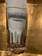 GLAS GEUZE KRIEK TIMMERMANS 25 CL H : 15 CM, Verzamelen, Ophalen of Verzenden, Zo goed als nieuw, Bierglas