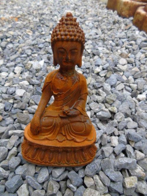 Roestige gietijzeren Boeddha, nieuw!, Huis en Inrichting, Woonaccessoires | Boeddhabeelden, Nieuw, Ophalen