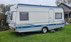 Fendt Saphir 470, Caravans en Kamperen, Caravans, Rondzit, Schokbreker, Particulier, Vast bed