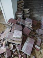 Bordeaux tegels jaren 50 - gratis, Ophalen, Gebruikt