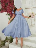 Blauwe baljurk - cocktail - feest - feest - bruiloft..., Kleding | Dames, Trouwkleding en Trouwaccessoires, Ophalen, Nieuw