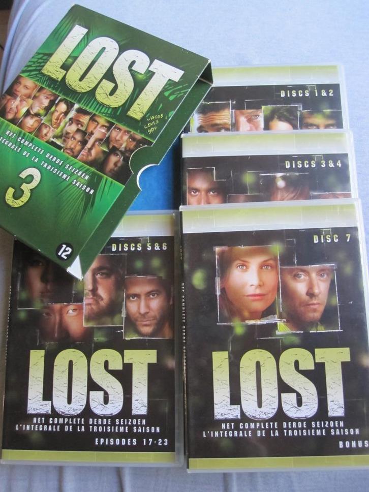 Lost - Het complete derde seizoen (2006) 7 disc, Cd's en Dvd's, Dvd's | Tv en Series, Zo goed als nieuw, Actie en Avontuur, Boxset