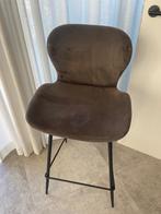 Barstoel velvet, Huis en Inrichting, Stoelen, Ophalen, Gebruikt, Grijs, Vijf, Zes of meer stoelen
