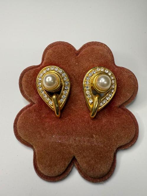 Oorbellen Quadric Foglio, verguld, Handtassen en Accessoires, Oorbellen, Ophalen of Verzenden