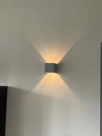 Moderne wandlamp chroom met lichteffect - 9 stuks, Ophalen of Verzenden, Zo goed als nieuw, Metaal