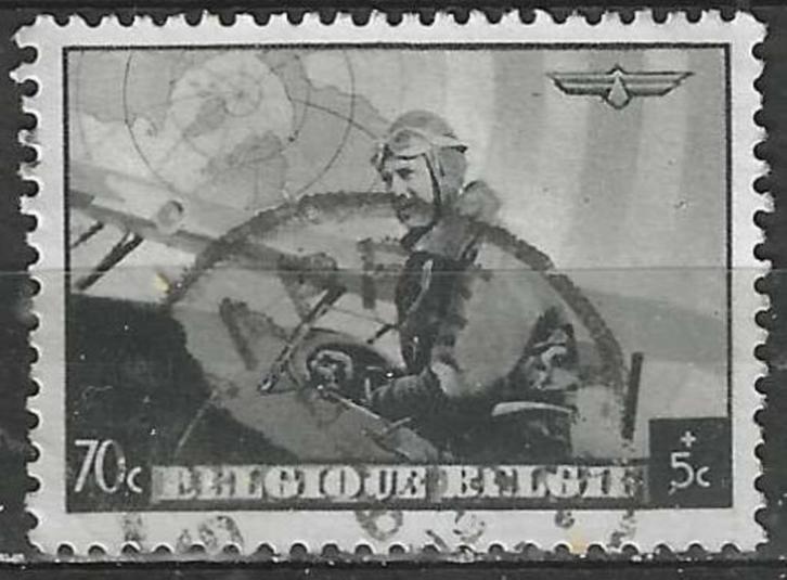 Belgie 1930 - Yvert/OBP 468 - Leopold III - Vliegenier (ST), Postzegels en Munten, Postzegels | Europa | België, Gestempeld, Koninklijk huis