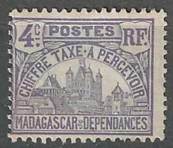 Madagascar 1908/1924 - Yvert 9TX - Paleis Tananarive (ZG)