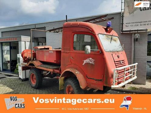 Renault Goelette 4x4 Firetruck - Camion de pompier - PROJECT, Auto's, Renault, Bedrijf, 4x4, Benzine, Overige carrosserie, Handgeschakeld