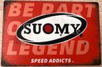Assiette murale en métal au look vintage SUOMY - 20 x 30 cm, Enlèvement ou Envoi, Neuf, Panneau publicitaire