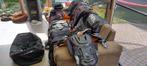 Allerlei moto kleding harnas en tas broeken en schirts, Ophalen