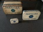Oude blikken Vichy doosjes, Antiek en Kunst, Ophalen