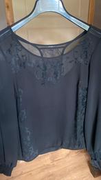 Mooie zwarte blouse maat M, Ophalen, Zo goed als nieuw, Maat 38/40 (M)