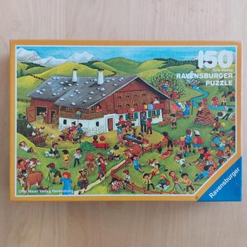 Ravensburger puzzel 150 stukken (Vakantie op de bergboerderi beschikbaar voor biedingen