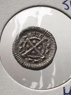 Hongarije Breakteat 1131-1141 zilveren denier, Postzegels en Munten, Ophalen of Verzenden, Hongarije, Losse munt, Zilver