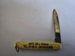 Canif Couteau Marchienne Café de l'étoile. +/- 1960, Collections, Enlèvement ou Envoi, Utilisé
