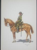 2eme Lanciers belges série J. Demart 5 illustrations de 1950, Verzenden, Landmacht, Overige typen