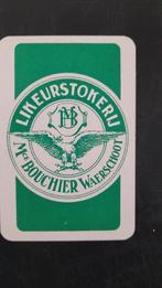 Speelkaart Likeurstokerij   Bouchier, Verzamelen, Ophalen of Verzenden, Zo goed als nieuw
