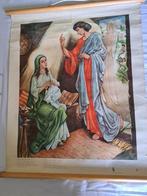 Lot Circa 50  Diversen Religie antieke Bijbelse Schoolplaten, Ophalen, Geschiedenis