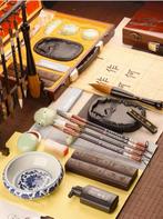 Ensemble de Pinceaux de Calligraphie Chinoise, Antiquités & Art, Enlèvement ou Envoi