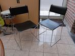 2 chaises design Giandomenico Belotti, Maison & Meubles, Chaises, Noir, Enlèvement, Utilisé, Deux