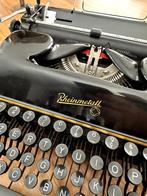 vintage RARE 1952 Machine à écrire RHEINMETALL KsT couleur, Comme neuf, Enlèvement