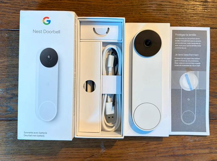 Google Nest deurbel bedraad en draadloos, Huis en Inrichting, Deurbellen, Zo goed als nieuw, Bedraad, Ophalen of Verzenden