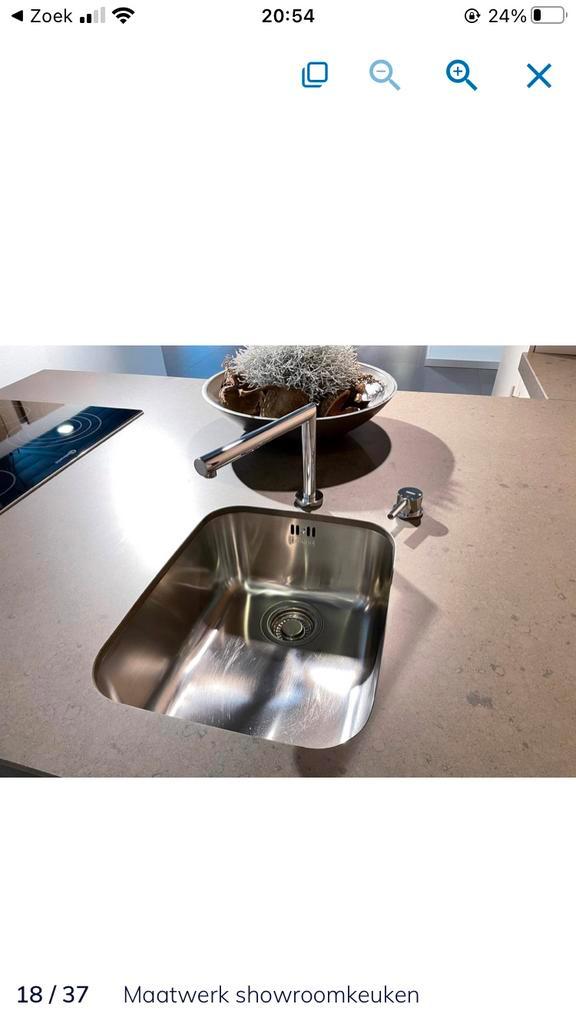 Keukenwerkblad Composiet silestone + wasbak en kraan Franke, Huis en Inrichting, Keuken | Keukenelementen, Nieuw, Ophalen