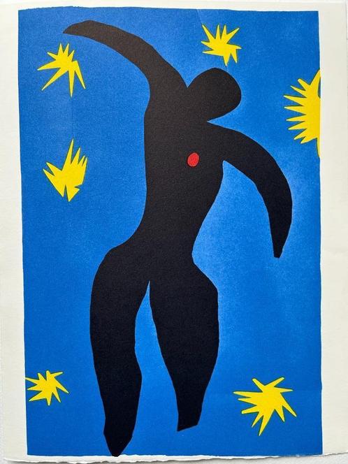 Henri MATISSE - Offset gravure - Val van Icarus - 32x24cm, Antiek en Kunst, Kunst | Litho's en Zeefdrukken, Ophalen of Verzenden