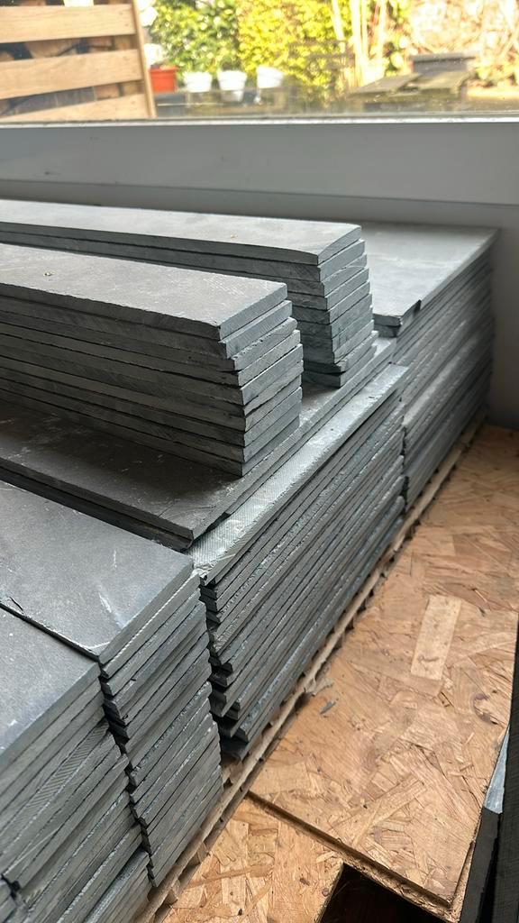 Tegels leisteen impermo - 3 formaten, Doe-het-zelf en Bouw, Tegels, Nieuw, Vloertegels, Overige materialen, 40 tot 60 cm, 40 tot 60 cm
