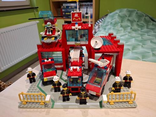 Lego Brandweer 6340 + 6389, Kinderen en Baby's, Speelgoed | Duplo en Lego, Gebruikt, Lego, Complete set, Ophalen of Verzenden