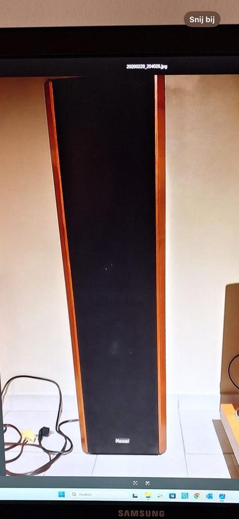Magnat set luidsprekers MSP 300, Audio, Tv en Foto, Luidsprekerboxen, Gebruikt, Front, Rear of Stereo speakers, 120 watt of meer