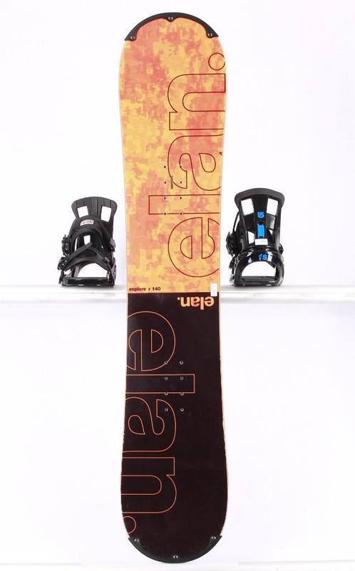 140 cm snowboard ELAN EXPLORE R, black/orange, ROCKER, Sport en Fitness, Snowboarden, Gebruikt, Board, Verzenden