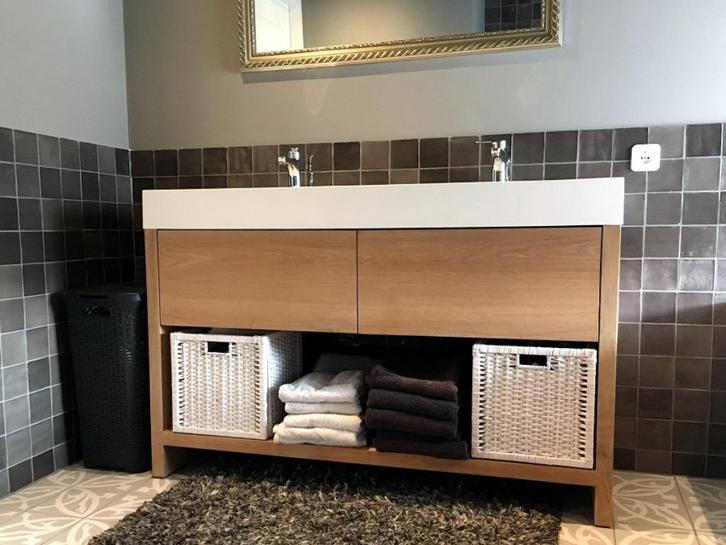 Wastafelonderkast Lotte, Huis en Inrichting, Badkamer | Badkamermeubels, Nieuw, Wastafelkast, Minder dan 100 cm, 100 tot 150 cm