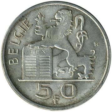 België 50 francs 1948, in Nederlands - 'BELGIË'  3 te koop