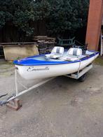 Mooie sloep/roeiboot met elektrische fluistermotor, Watersport en Boten, Ophalen, Gebruikt, Tot 10 pk, Elektrisch