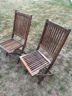 Tuinstoelen hout 8 stuks, Tuin en Terras, Tuinsets en Loungesets, Ophalen, Hout