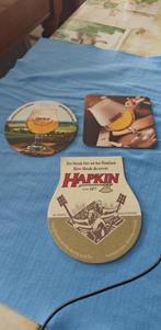 bierviltje Hapkin 3 stuks, Verzamelen, Biermerken, Ophalen of Verzenden, Zo goed als nieuw, Viltje(s), Overige merken