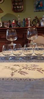 6 glazen blauwe chimay 33 cl, Verzamelen, Ophalen of Verzenden, Zo goed als nieuw