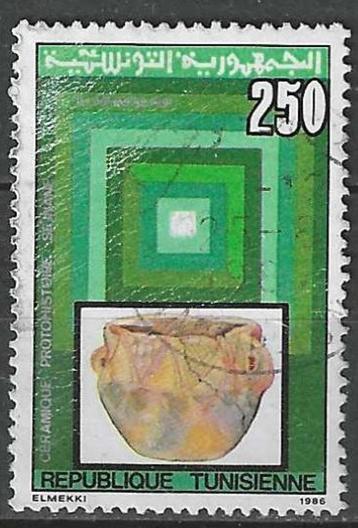 Tunesie 1986 - Yvert 1067 - Versierd aardewerk (ST)