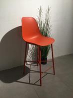 Nieuwe Stoel halfhoog (toonzaalmodel) “Cleo”, Modern, Enlèvement, Rouge, Métal