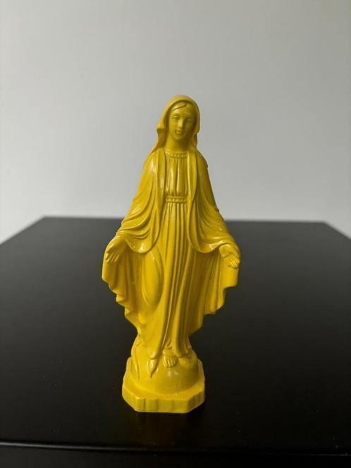 Kitsch The Fluo Yellow Madonna of Italy (Mariabeeld) #1, Antiek en Kunst, Curiosa en Brocante, Ophalen of Verzenden