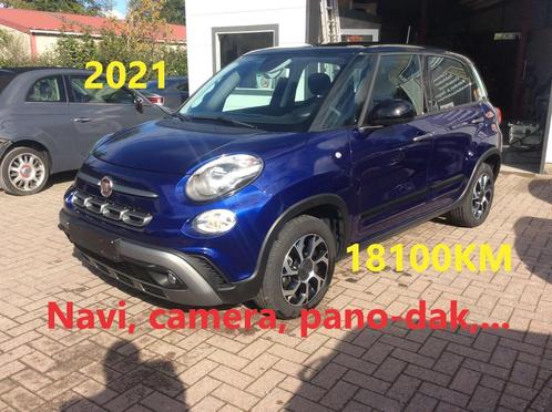 Fiat 500L 1.4i Cross (EU6d), pano-dak, navi, camera,..., Auto's, Fiat, Bedrijf, Te koop, 500L, ABS, Achteruitrijcamera, Airbags