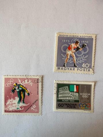 Lot 3: postzegels Hongarije, Olympische Spelen, sport beschikbaar voor biedingen