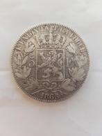 5 francs 1865 leopold 2 zilver, Postzegels en Munten, Munten | België, Zilver, Ophalen of Verzenden, Losse munt, Zilver