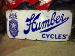 Humber emaille plaat, Verzamelen, Ophalen, Gebruikt, Reclamebord
