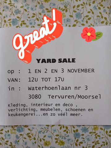 Thuis-brocante! Private verkoop. 